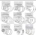 6 Pairs Large Earnings For women