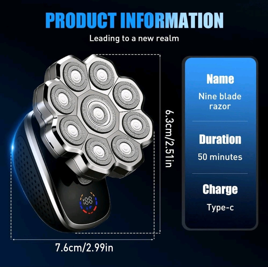 9 Blade Electric Shaver