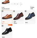 Man Businesses Leather Shoes