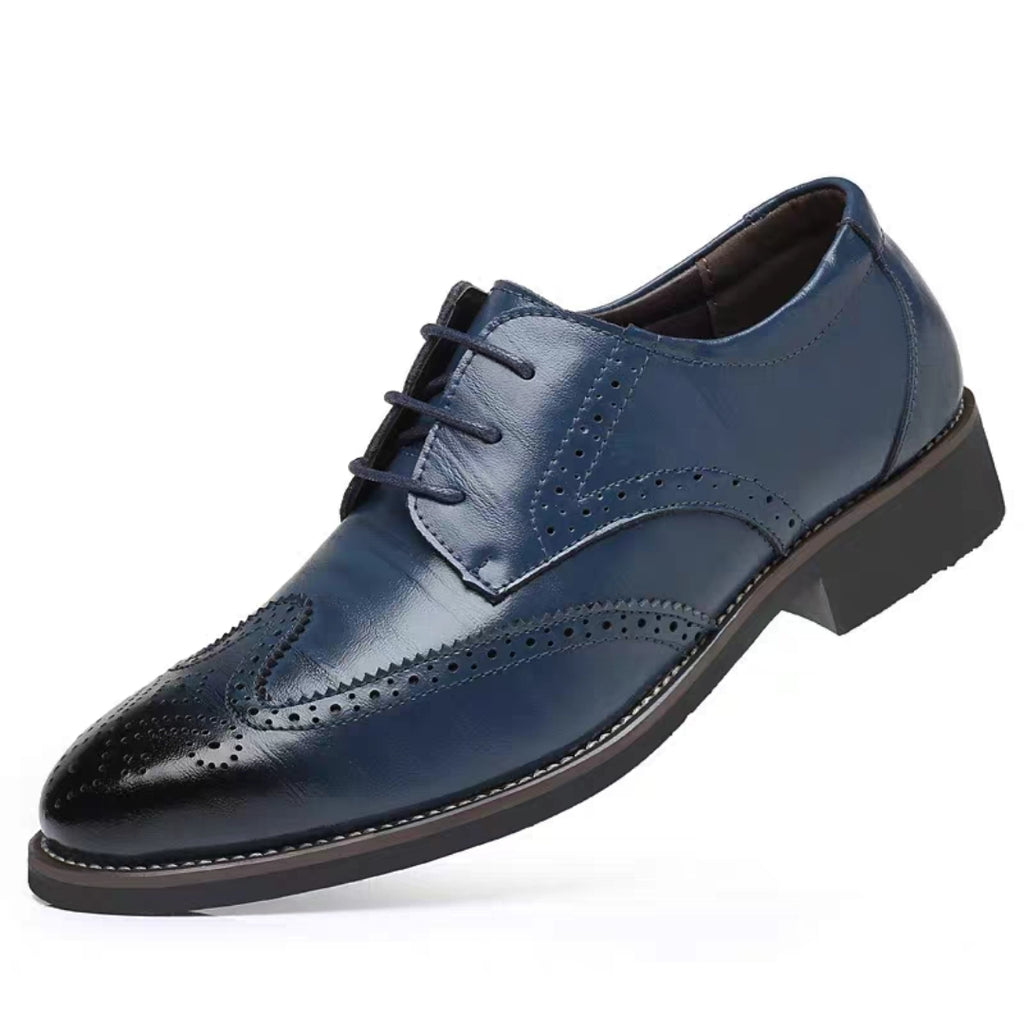 Man Businesses Leather Shoes