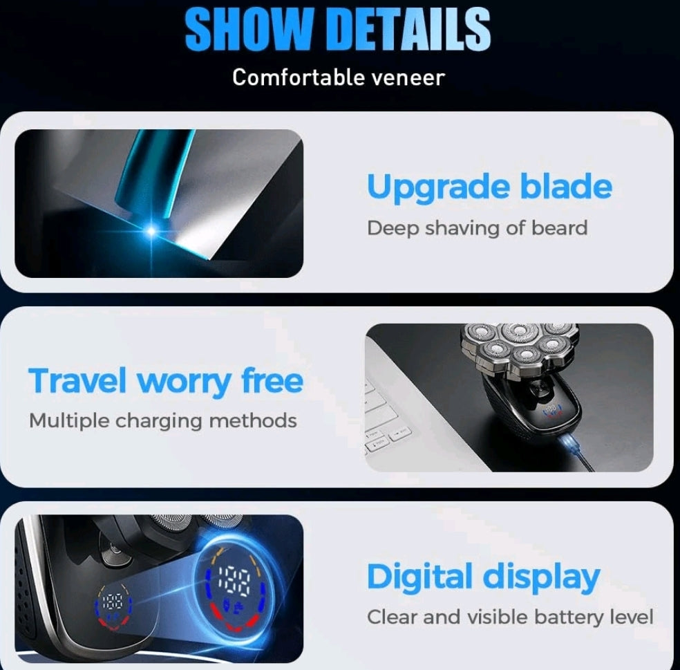 9 Blade Electric Shaver
