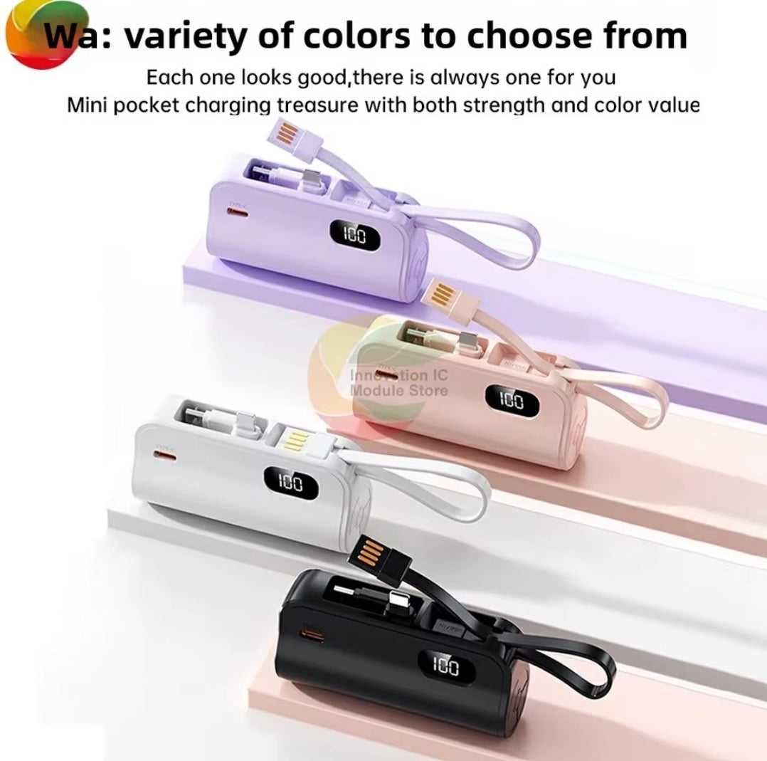Power Bank Phone Charger 5000mah