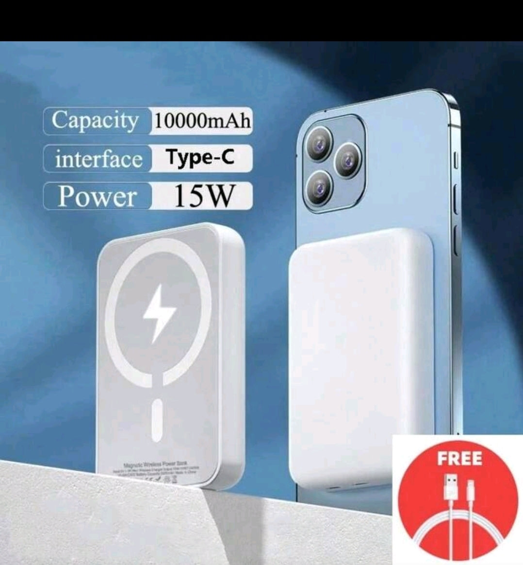 Battery Pack Magnetic Phone Charger 10000 MAh