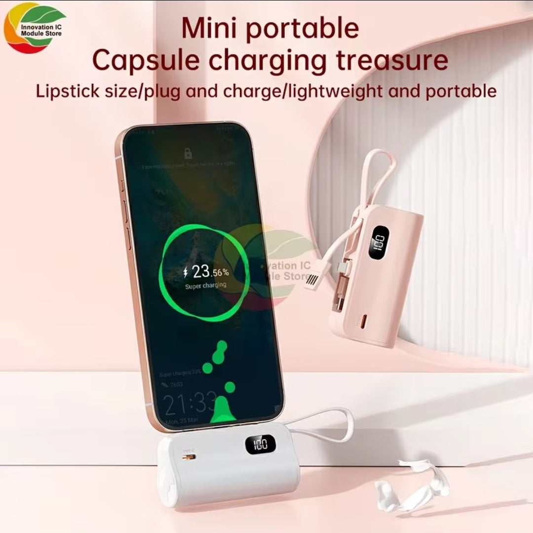 Power Bank Phone Charger 5000mah