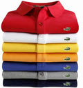 Men's Pure Cotton Crocodile Polo Shirt Short.
