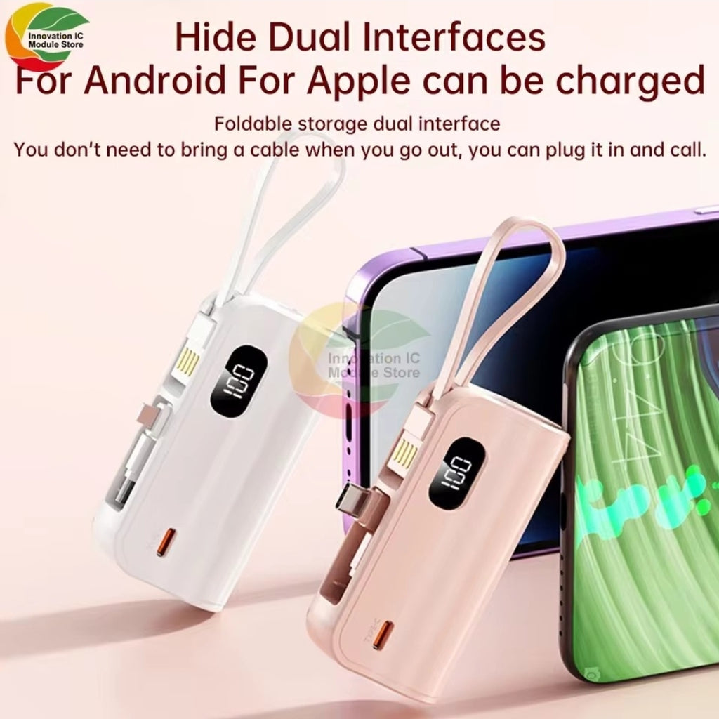 Power Bank Phone Charger 5000mah